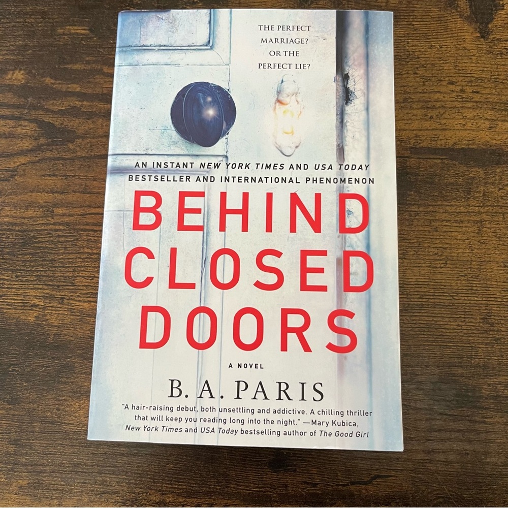 Behind Closed Doors By B.A. Paris N1